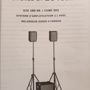 système amplification 2.1 Scott Powered by dj-tech