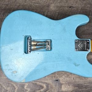 MyDream Partcaster Green Stock - Heavy Relic Daphne Blue
