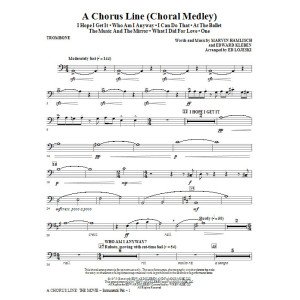 A Chorus Line (Medley) (arr. Ed Lojeski) - Trombone
