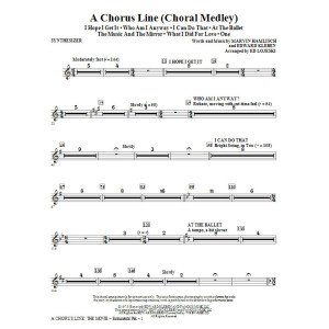 A Chorus Line (Medley) (arr. Ed Lojeski) - Synthesizer