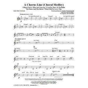A Chorus Line (Medley) (arr. Ed Lojeski) - Guitar