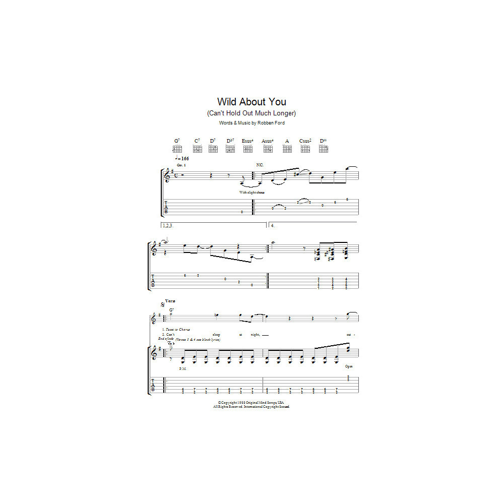 Wild About You (Can't Hold Out Much Longer)