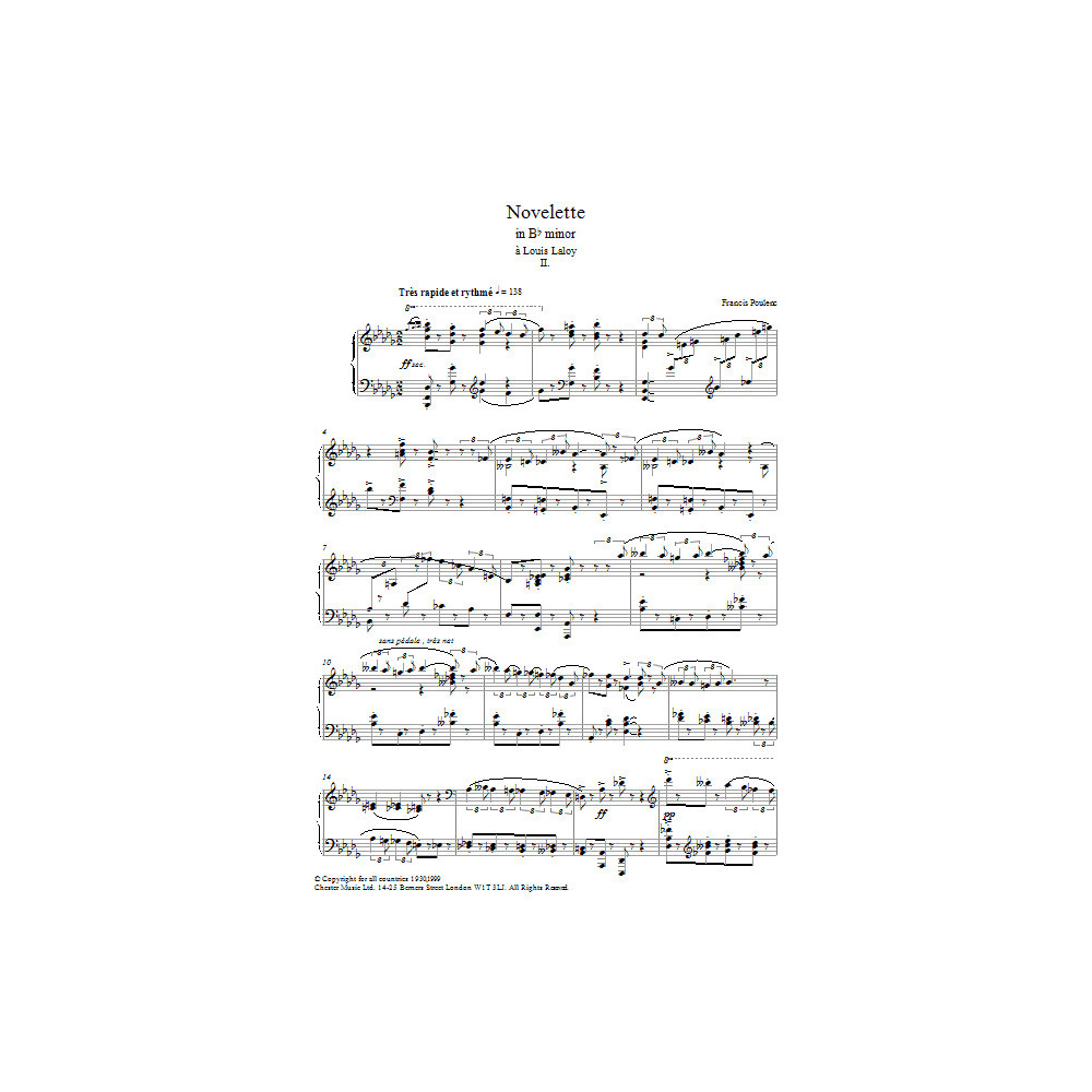 Novelette In Bb Minor, II