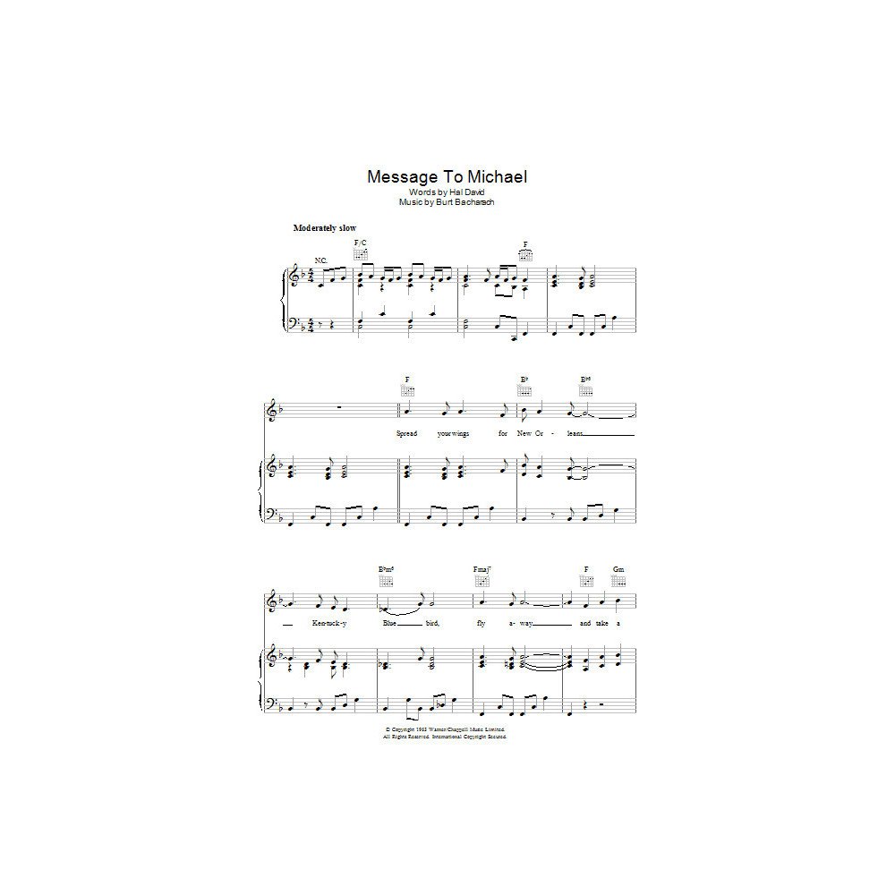 A Message to Martha (A Message To Michael/Kentucky Bluebird)