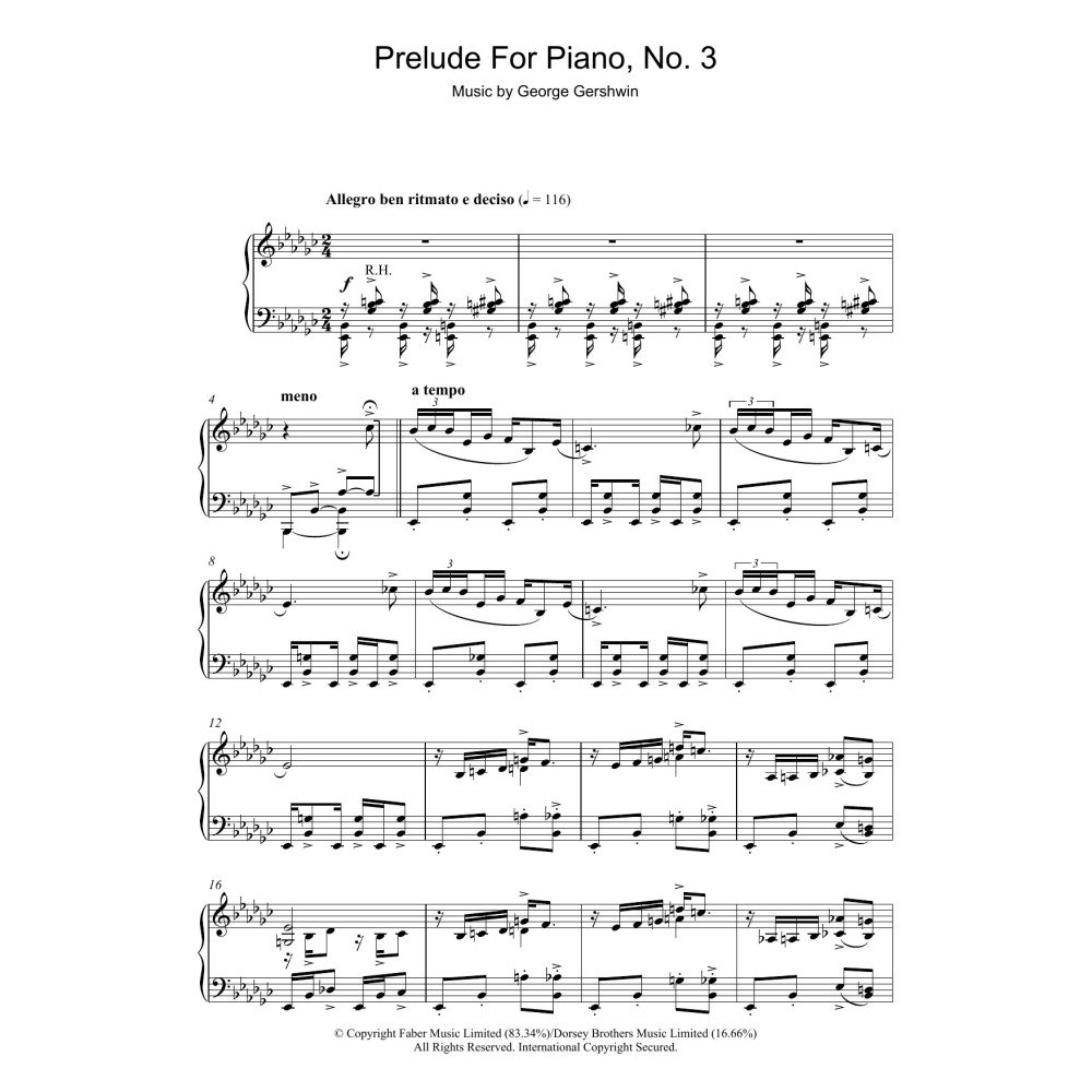 Prelude For Piano, No.3