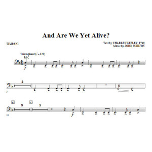 And Are We Yet Alive? - Timpani