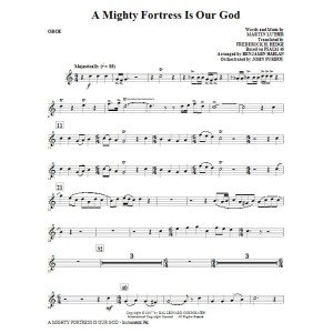 A Mighty Fortress Is Our God - Oboe
