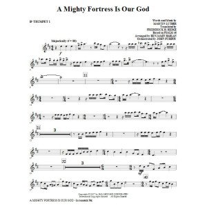A Mighty Fortress Is Our God - Bb Trumpet 1