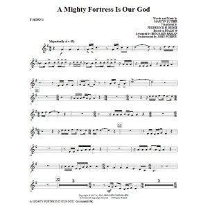 A Mighty Fortress Is Our God - F Horn 2
