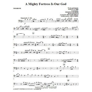 A Mighty Fortress Is Our God - Trombone