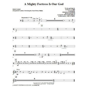 A Mighty Fortress Is Our God - Percussion