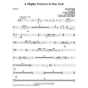 A Mighty Fortress Is Our God - Timpani