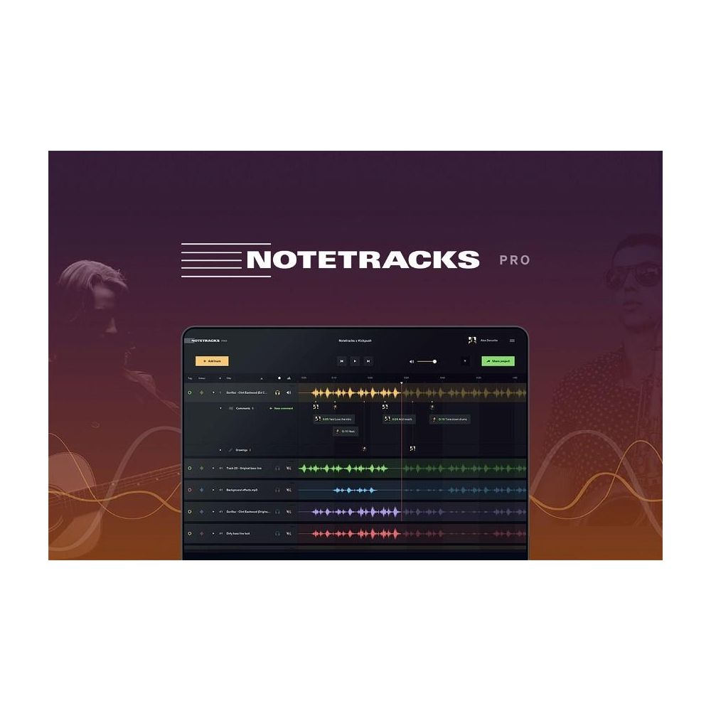Notetracks Pro - souscription 1 an