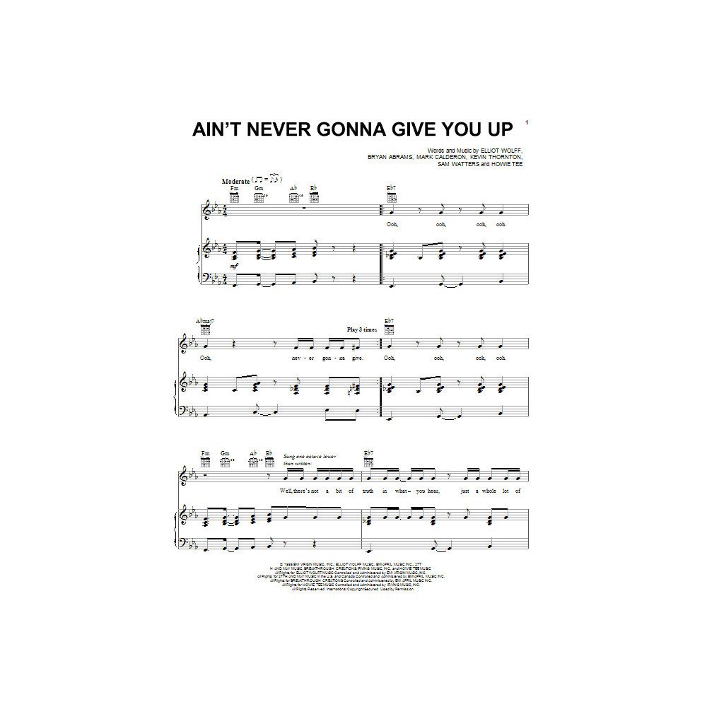 Ain't Never Gonna Give You Up