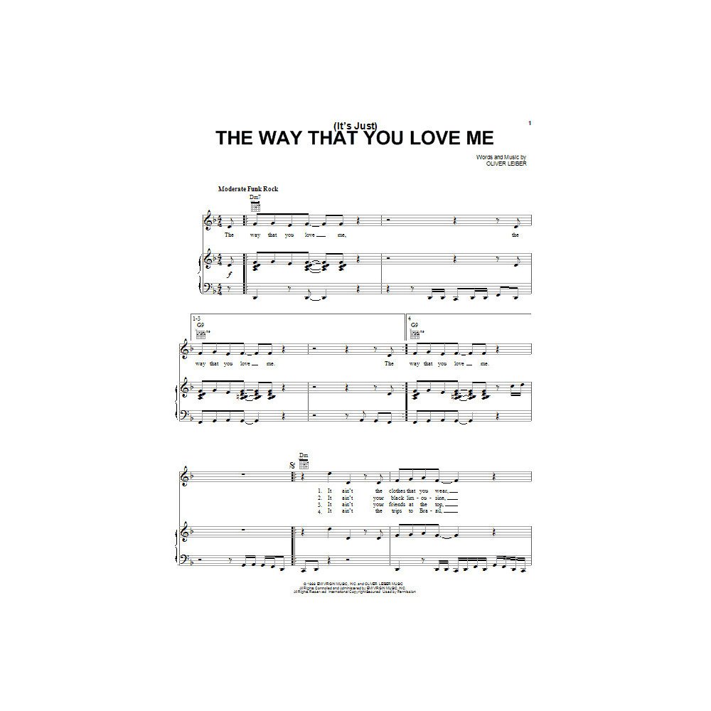 (It's Just) The Way That You Love Me