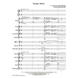 Twenty-Three (arr. Phillip Keveren) - Full Score
