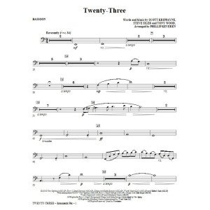Twenty-Three (arr. Phillip Keveren) - Bassoon