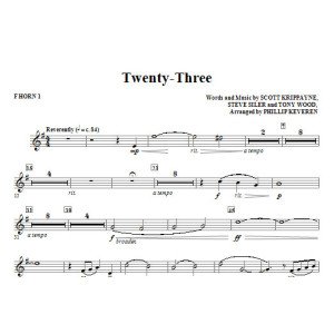 Twenty-Three (arr. Phillip Keveren) - F Horn 1