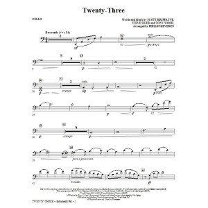 Twenty-Three (arr. Phillip Keveren) - Cello