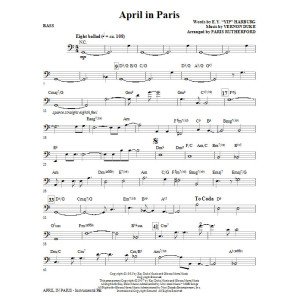 April In Paris - Bass