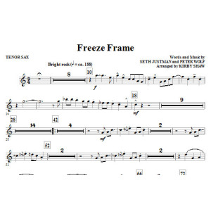 Freeze Frame - Bb Tenor Saxophone