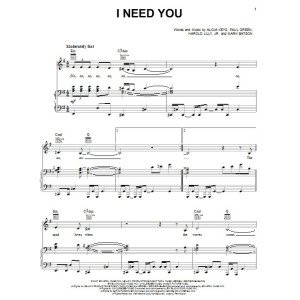 I Need You