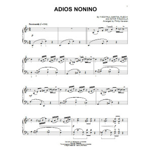 Adios nonino (arr. Phillip Keveren)