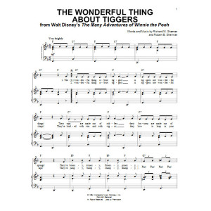 The Wonderful Thing About Tiggers (from The Many Adventures Of Winnie The Pooh)