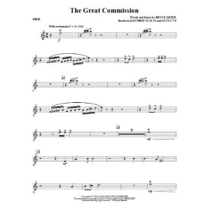 The Great Commission - Oboe
