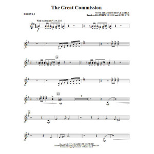The Great Commission - F Horn 1 & 2