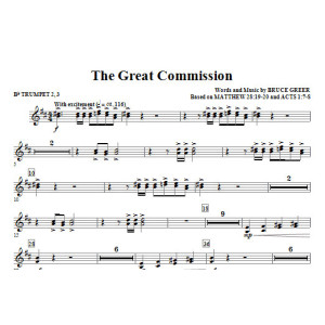 The Great Commission - Bb Trumpet 2,3