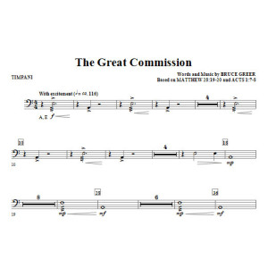 The Great Commission - Timpani