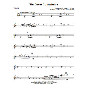 The Great Commission - Violin 1