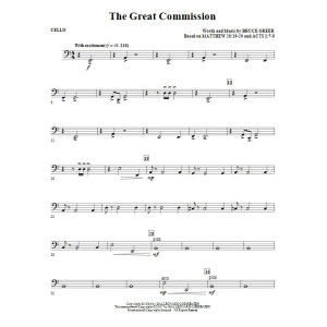 The Great Commission - Cello