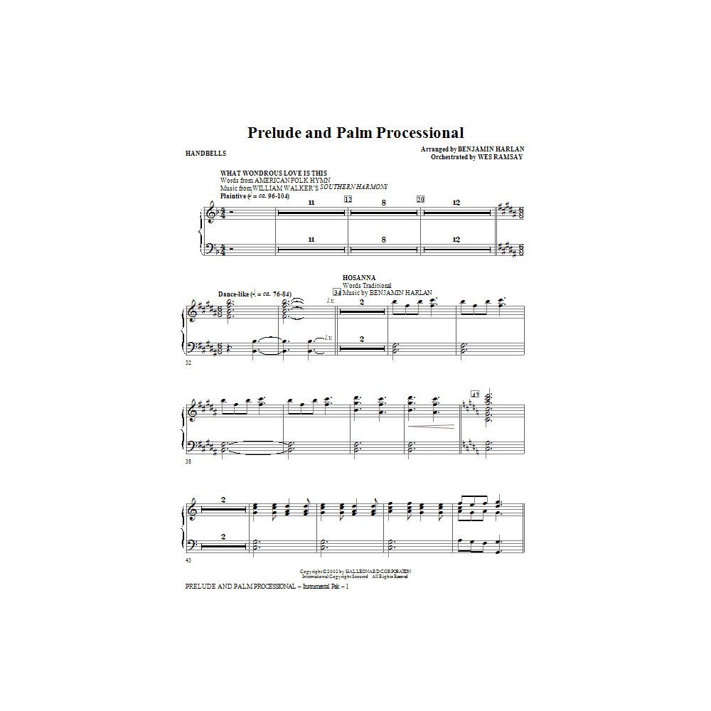 Prelude And Palm Processional - Handbells