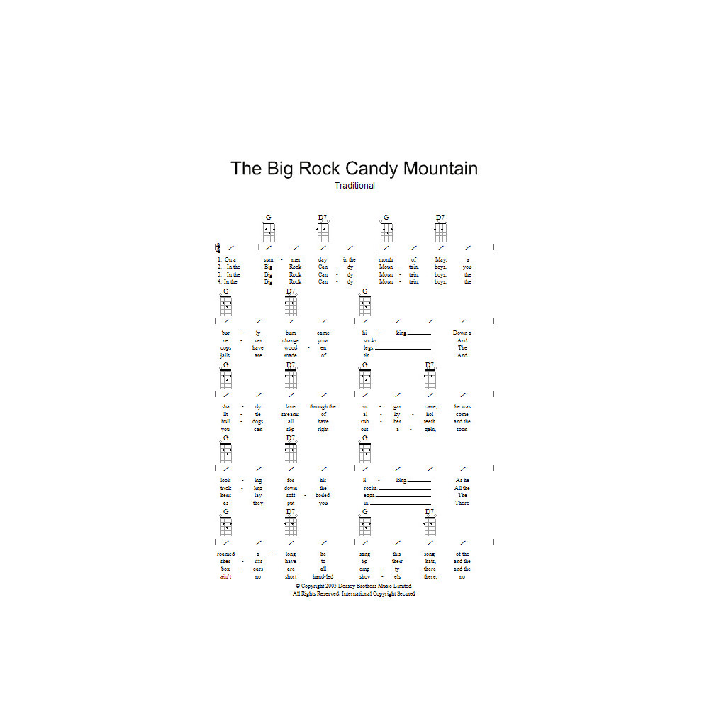 Big Rock Candy Mountain