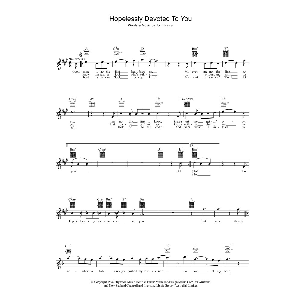 Hopelessly Devoted To You