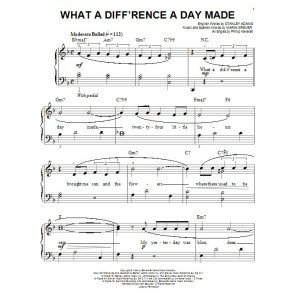 What A Diff'rence A Day Made (arr. Phillip Keveren)