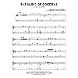 The Music Of Goodbye