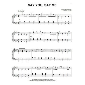 Say You, Say Me