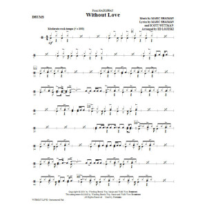 Without Love - Drums
