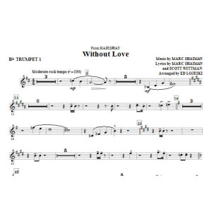 Without Love - Trumpet 1