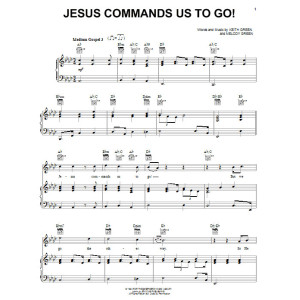 Jesus Commands Us To Go