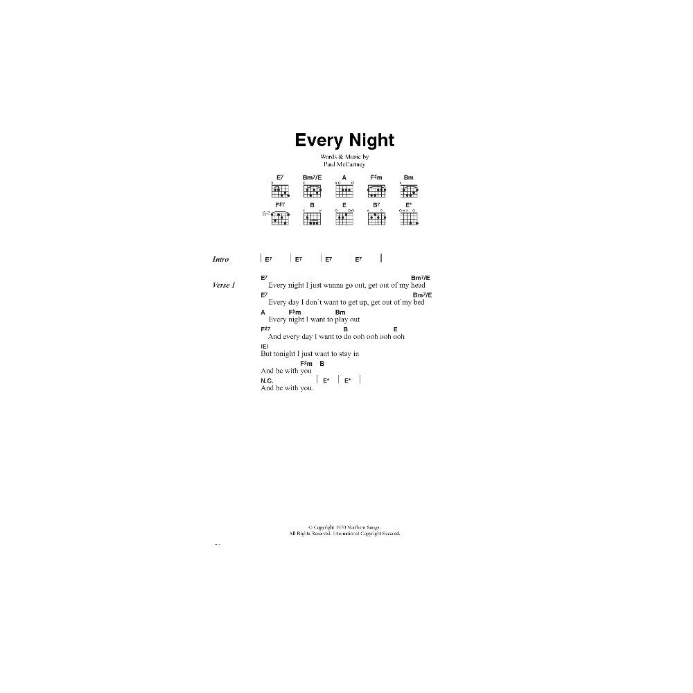 Jede Nacht