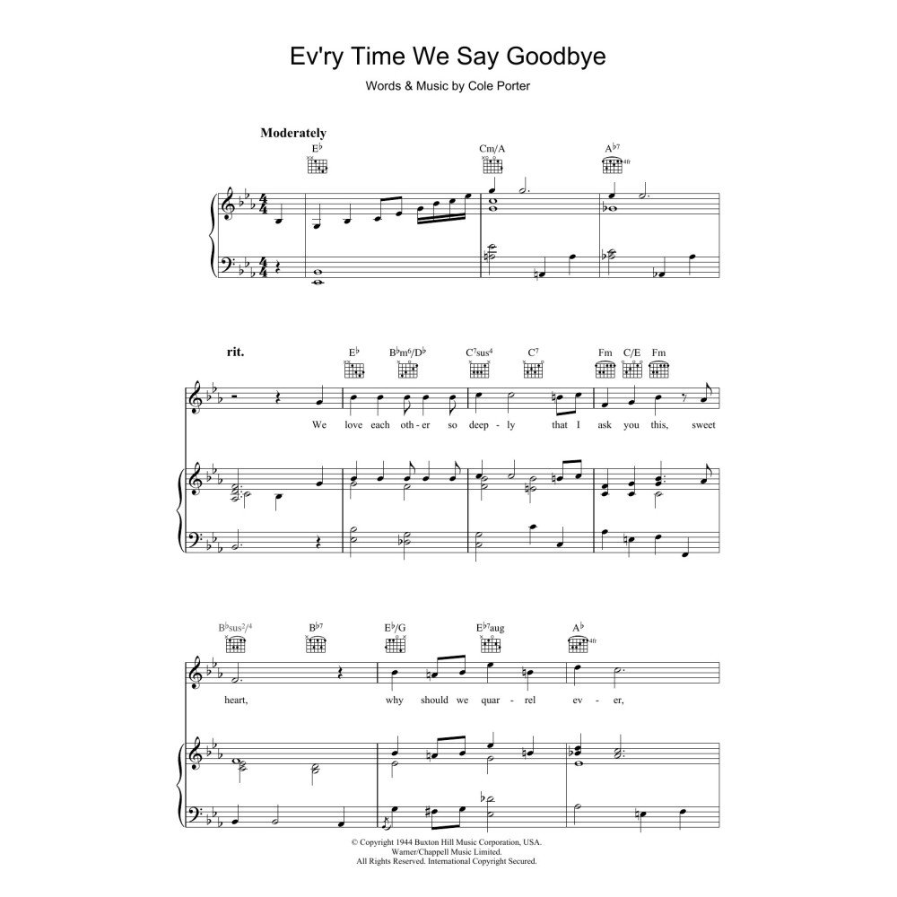 Ev'ry Time We Say Goodbye