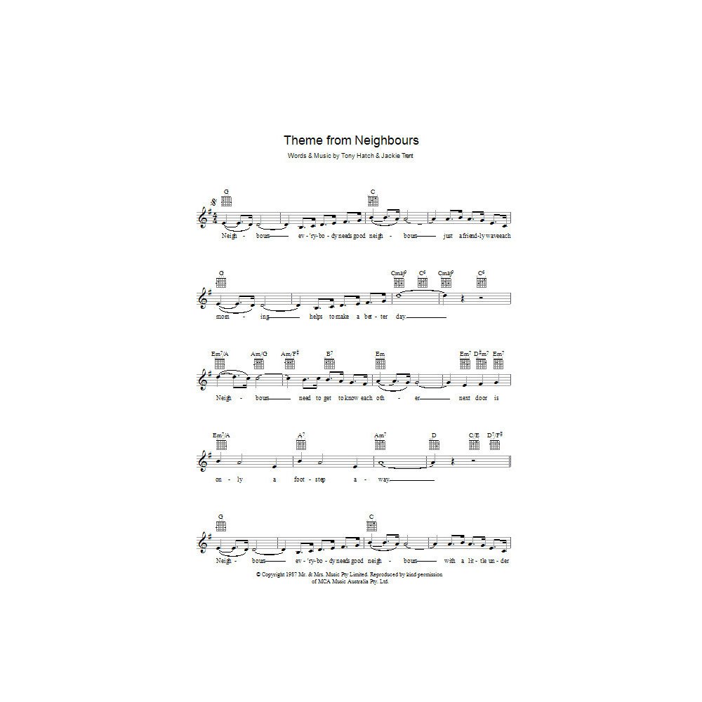 Theme From Neighbours
