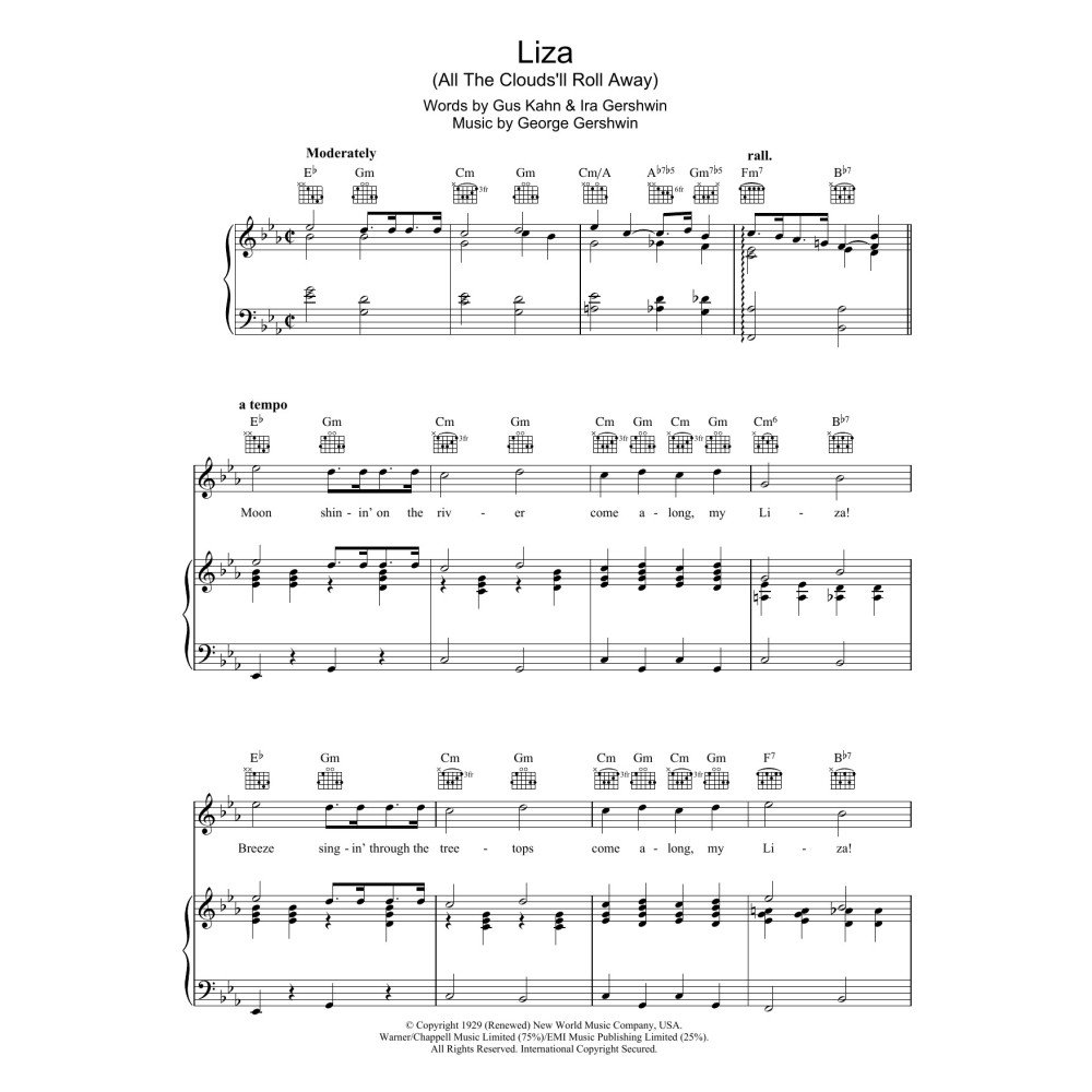 Liza (All The Clouds'll Roll Away)