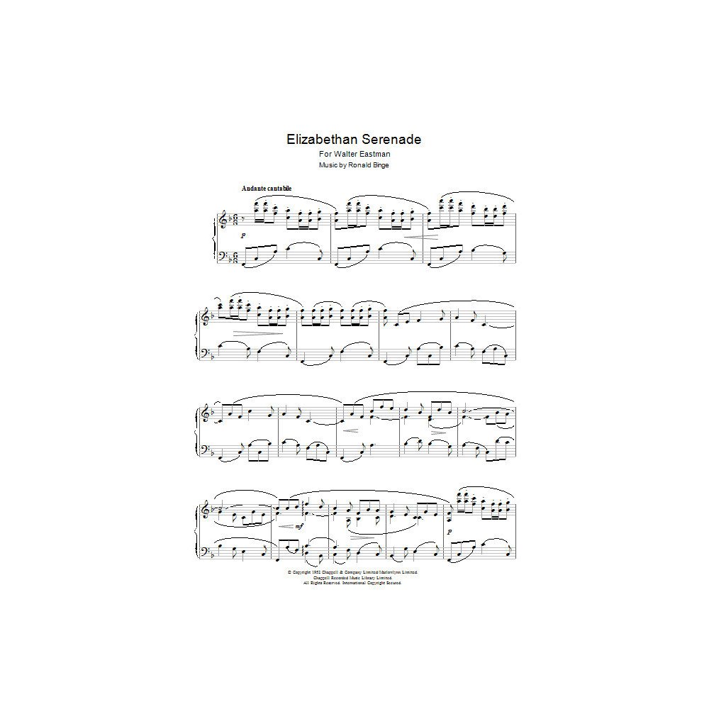 Elizabethan Serenade