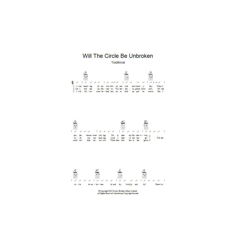 Will The Circle Be Unbroken