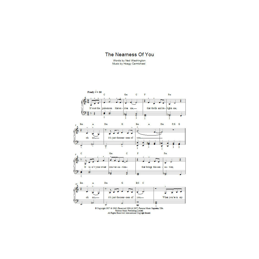 The Nearness Of You